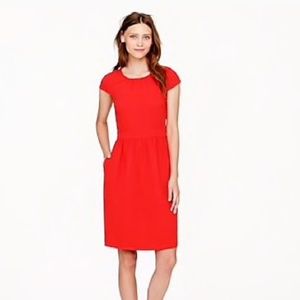 Red J Crew Dress